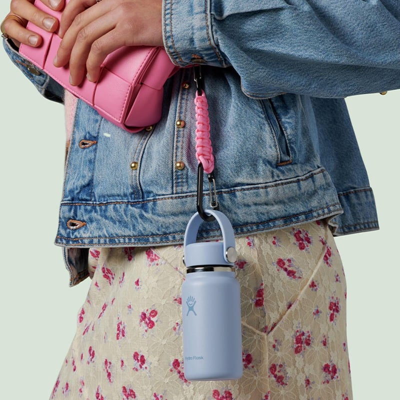 Hydro Flask زجاجة صغيرة - زجاجة محمولة أو جيب مانعة للتسرب - زجاجة ماء معزولة صغيرة 6.7 أونصة ريف - Image 1